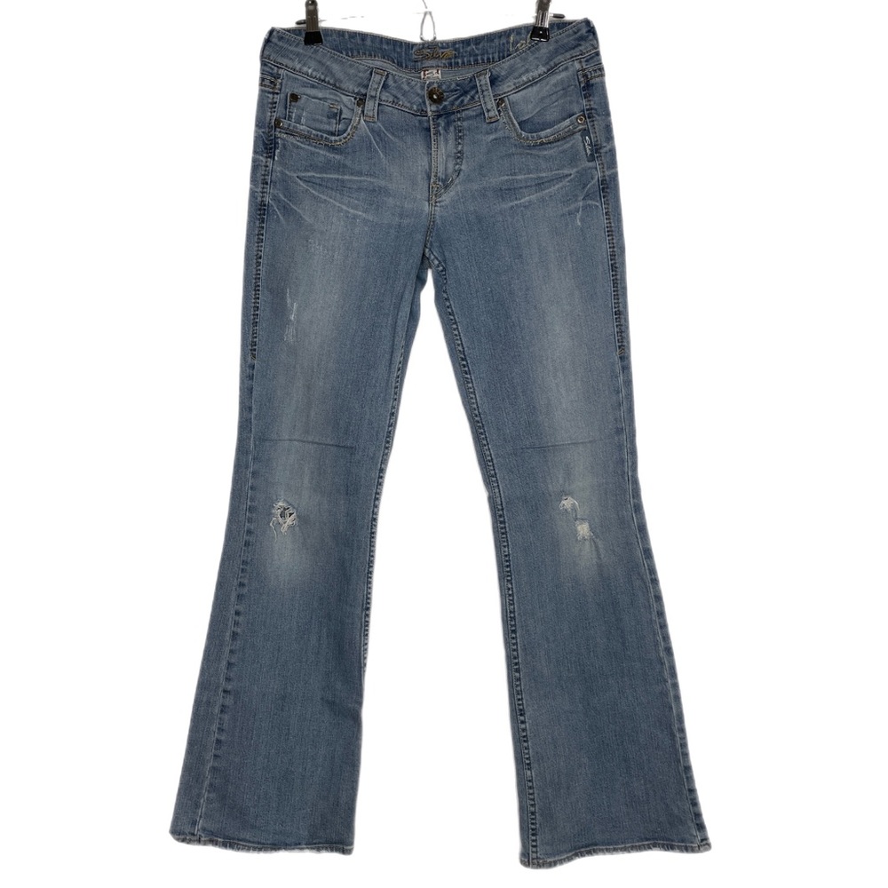 Silver Jeans Lola Bootcut Distressed Sz 29x33